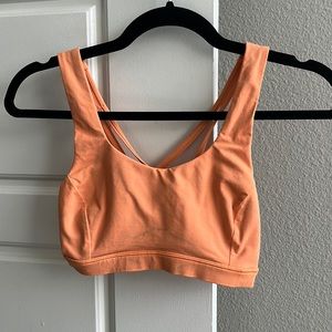 TWO Lululemon bras, orange and white!
